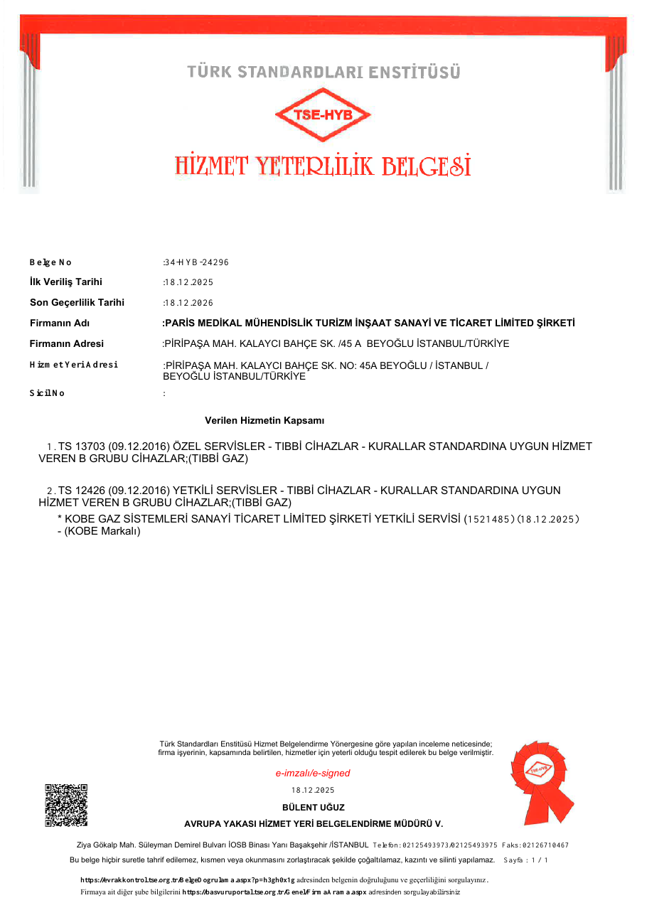 TSE-HYB belgesi